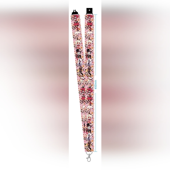 Hazbin Hotel Lanyard - Breakaway Clip & Lobster Claw Hook (Alastor Charl… - Picture 6 of 6